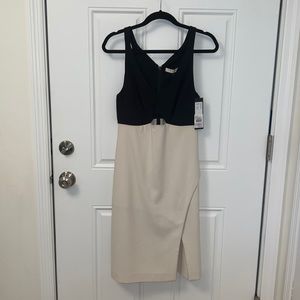 Halston Heritage size 6 dress with cut out